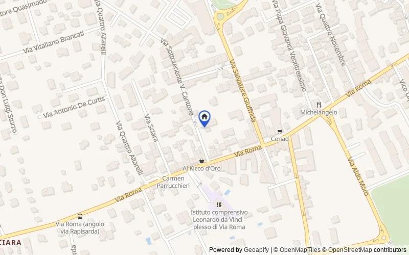 Mappa della zona: Via Sottotenente Cantone, 10, 95030 Mascalucia CT, Italia, 95030, Mascalucia, Catania