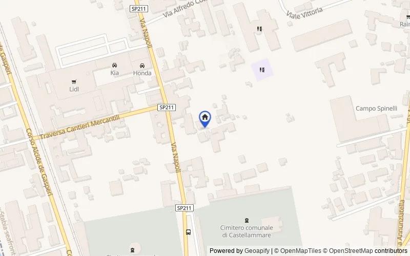 Map of the area: Via Napoli, 155, 80053 Castellammare di Stabia NA, Italia, 80053, Castellammare di Stabia, Napoli