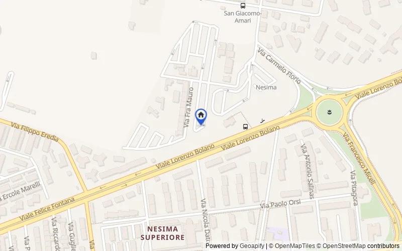 Mappa della zona: Via Frà Mauro 2, 95122 Catania CT, Italia, Catania, Catania