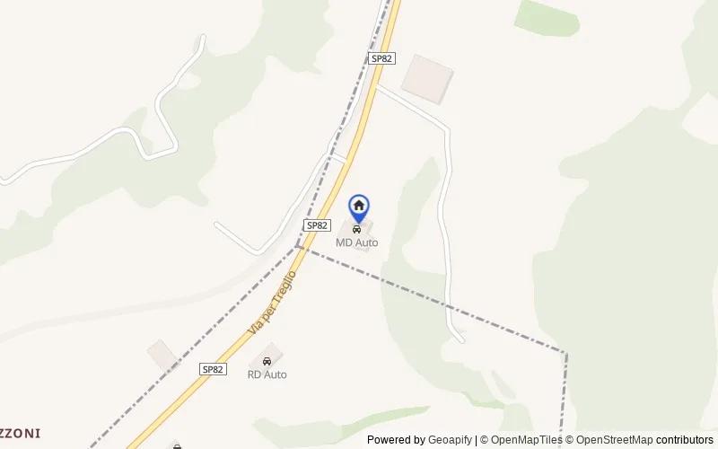 Carte du secteur : Contrada Santa Calcagna, 133, 66020 Rocca San Giovanni CH, Italia, Rocca San Giovanni, Chieti