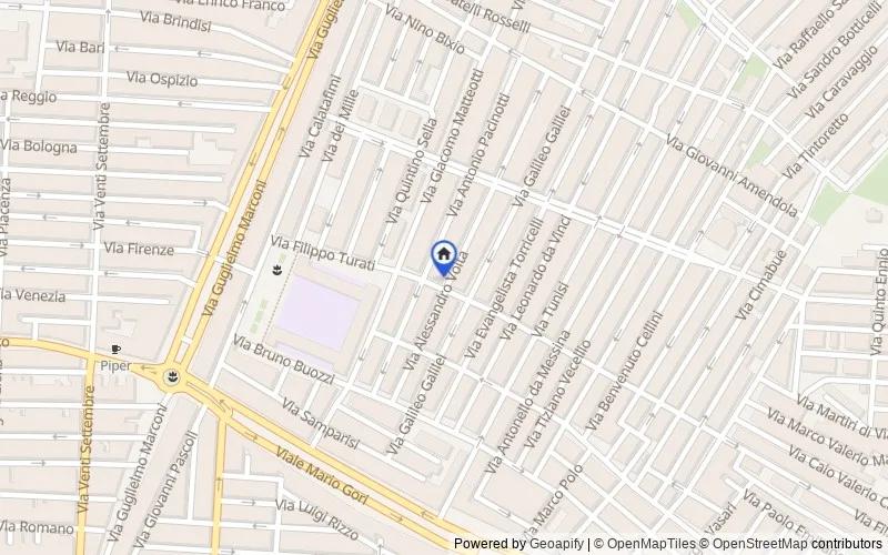 Mappa della zona: Via A.Volta,11, Niscemi, Caltanissetta
