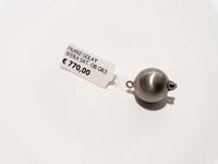 (Lotto n.1873) una chiusura a forma di sfera satinata in...