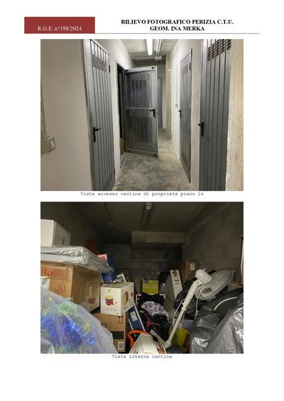 L'u.i.u. è composta da: un ingresso-soggiorno con balcone, un disimpegno, una cucina con balcone, un ulteriore disimpegno per la zona notte, due camere da letto e un bagno. Completa la proprietà un locale magazzino/cantina situato al piano seminterrato. 