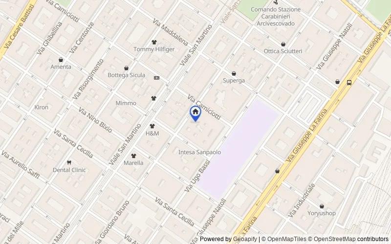 Mappa della zona: Via Giordano Bruno, 75, 98123 Messina ME, Italia, 98123, Messina, Messina