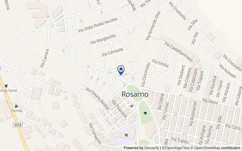 Mappa della zona: via Gorizia, 60, 89025, Rosarno, Reggio di Calabria