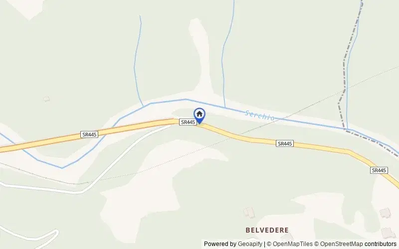 Karte der Umgebung: Fraz. Croce di Stazzana Via della Garfagnana, 55032 Castelnuovo di Garfagnana LU, Italia, 55032, Castelnuovo di Garfagnana, Lucca