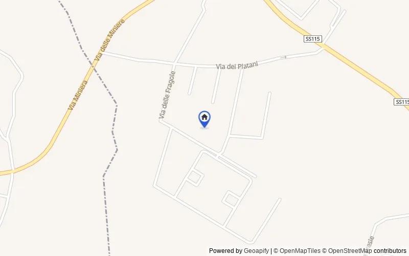 区域地图：Via delle Fragole, 4, 92014 Porto Empedocle AG, Italia, 92014, Porto Empedocle, Agrigento