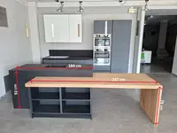 Cucina componibile lineare marca GICINQUE modello DESIGN XL