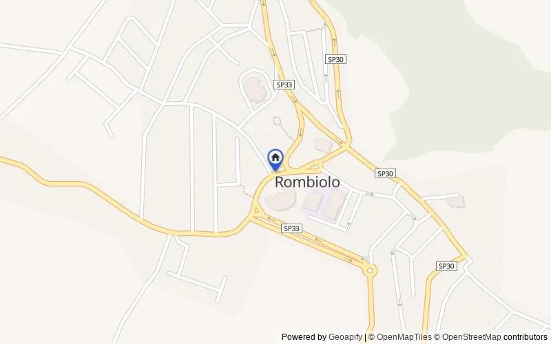 Carte du secteur : Rombiolo, 89841, Rombiolo, Vibo Valentia