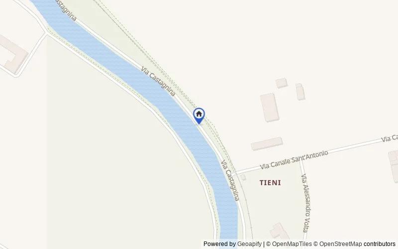 Carte du secteur : Massa Fiscaglia, Via Castagnina, Fiscaglia, Ferrara