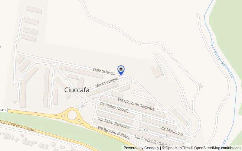 Map of the area: Via Leonardo Sciascia, 92014 Porto Empedocle AG, Italia, 92014, Porto Empedocle, Agrigento