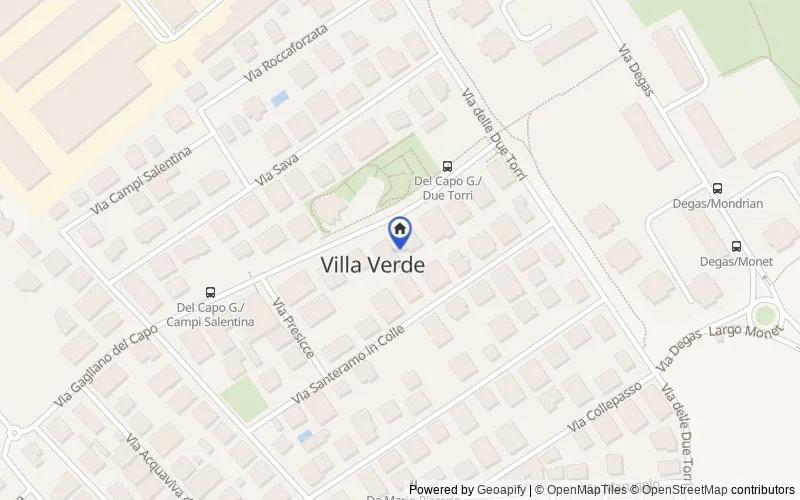 Mappa della zona: Via Gagliano del Capo, 35, 00133 Roma RM, Italia, 00133, Roma, Roma