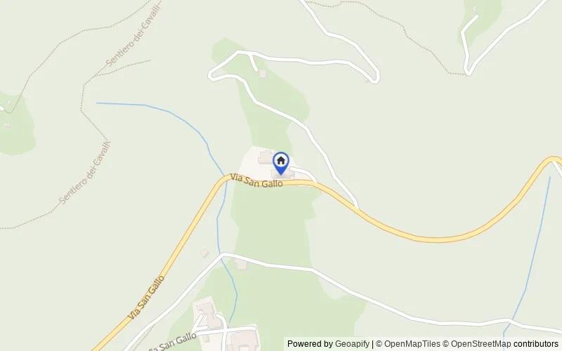 Karte der Umgebung: A ridosso di Via San Gallo 165, 25082, Botticino, Brescia