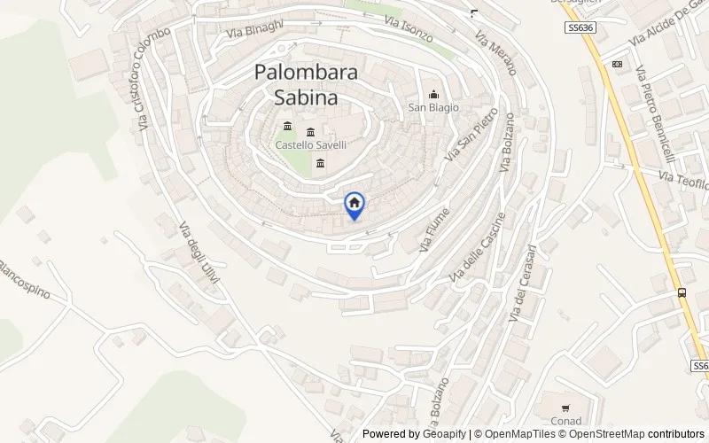 Mappa della zona: Via Giacomo Matteotti, 102, 00018 Palombara Sabina RM, Italia, Palombara Sabina, Roma
