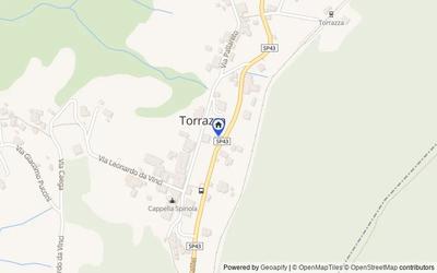 Mappa della zona: Frazione di Torrazza, Sant'Olcese, Genova
