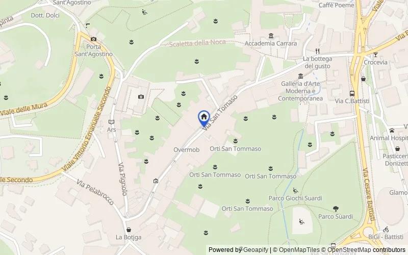 Mappa della zona: Via San Tomaso, 24121 Bergamo BG, Italia, 24124, Bergamo, Bergamo