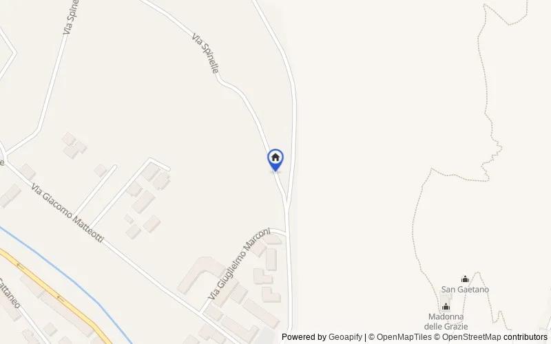 Mapa de la zona: Via Spinelle, 03039 Sora FR, Italia, 03039, Sora, Frosinone