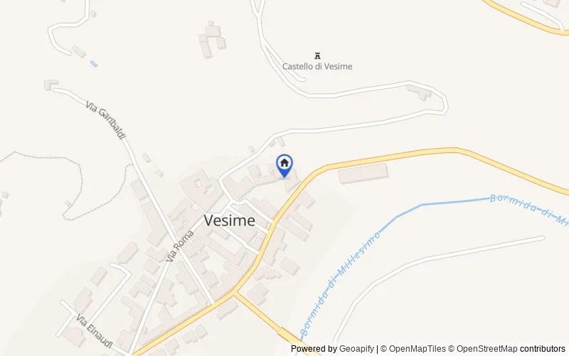 Map of the area: Piazza Dante, 6, 14059 Vesime AT, Italia, Vesime, Asti