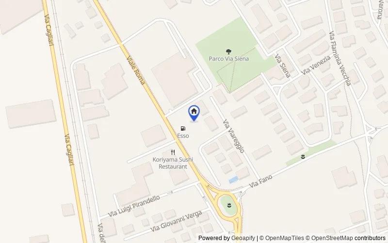 区域地图：via roma, n. snc, 6034, Foligno, Perugia