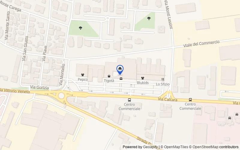 Map of the area: Via Calcara n. 23, 37053, Cerea, Verona