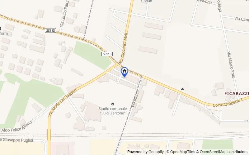Mappa della zona: Via Generale di Maria, 10, 90039 Villabate PA, Italia, 90039, Villabate, Palermo