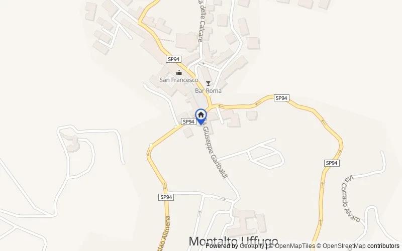 Mapa de la zona: Località Sant'Antonello, Montalto Uffugo, Cosenza