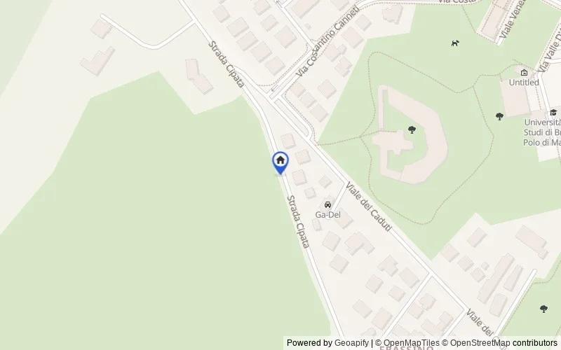 Karte der Umgebung: Str. Cipata, 46100 Lunetta-frassino MN, Italia, 46100, Mantova, Mantova