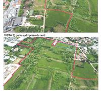 Vendesi area fabbricabile di complessivi 196.211 mq, con superficie fondiaria netta pari a 125.430 mq, ed una volumetrica massima edificabile di 176836 mc, di cui 154.866 a destinazione residenziale e 21.970mc a destinazione commerciale-direzionale.