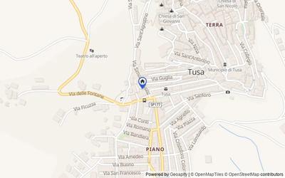 Mappa della zona: Via Popolo, 1, 98079 Tusa ME, Italia, 98079, Tusa, Messina
