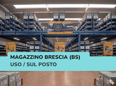 Brescia - Uso / Sul Posto - Magazzino Ricambi Auto e Strumentazione Officina - vendita telematica sulla piattaforma www.gobid.it n.32477