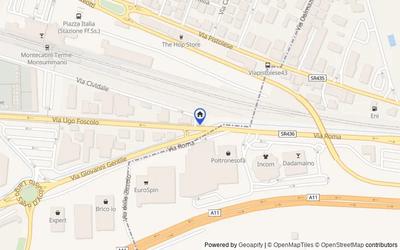 Mappa della zona: Viale Ugo Foscolo - Via Cividale, 51016 Montecatini Terme PT, Italia, Montecatini-Terme, Pistoia