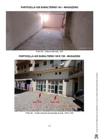 Magazzino per la quota di 1/1 di piena proprietà della...