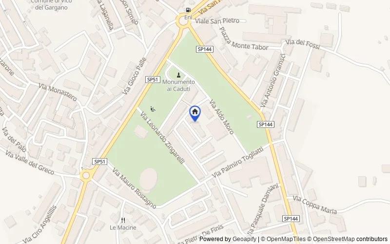Mappa della zona: Via Funno del Medico, 1, 71018 Vico del Gargano FG, Italia, 71018, Vico del Gargano, Foggia