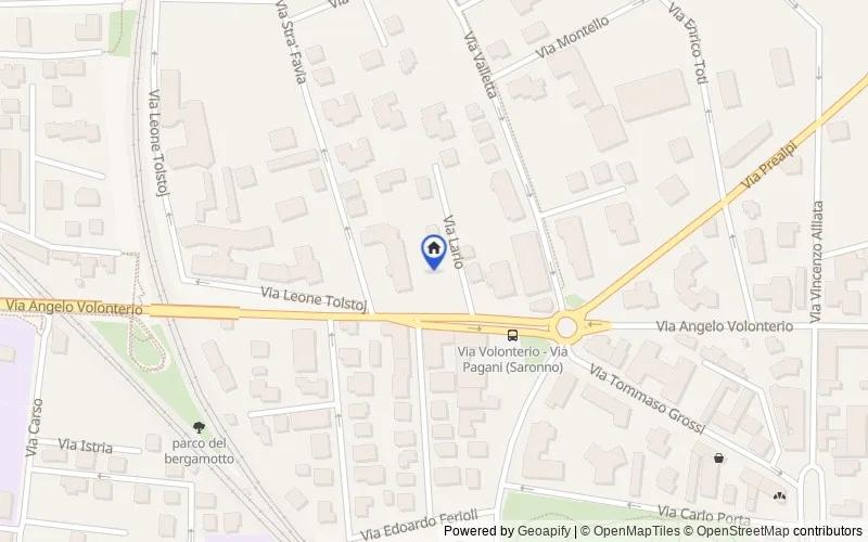 Mappa della zona: Via Lario, 4, 21047 Saronno VA, Italia, Saronno, Varese