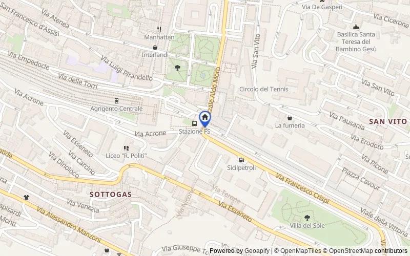 Mapa de la zona: -, 92100, Agrigento, Agrigento