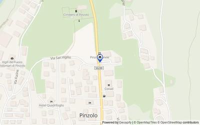 Mappa della zona: Via Nepomuceno Bolognini, Pinzolo TN, Italia, Pinzolo, Trento