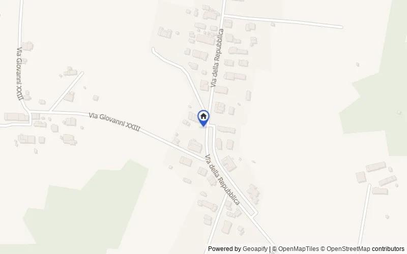 区域地图：V. della Repubblica, 134, 56022 Orentano PI, Italia, Castelfranco di Sotto, Pisa