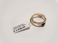 (Lotto n.1752) un anello in oro giallo 18 kt marca Fope...
