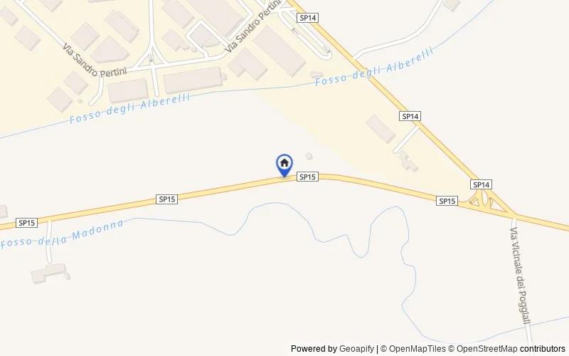 Mappa della zona: V. della Camminata, 57020 Bibbona LI, Italia, Bibbona, Livorno