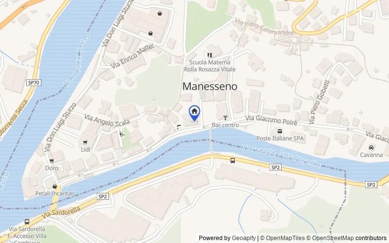 Mapa de la zona: VIA G. POIRE', 83 INT. 24, 16010, Sant'Olcese, Genova