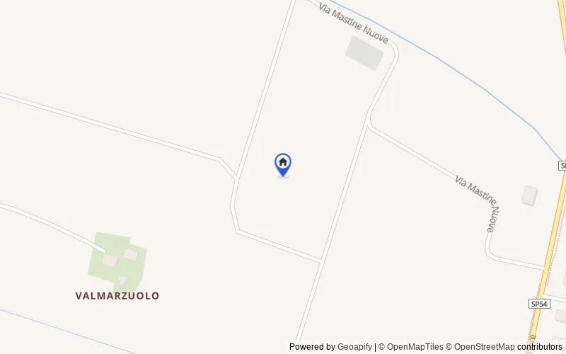 Carte du secteur : BAGNOLO S. VITO, 46031, Bagnolo San Vito, Mantova