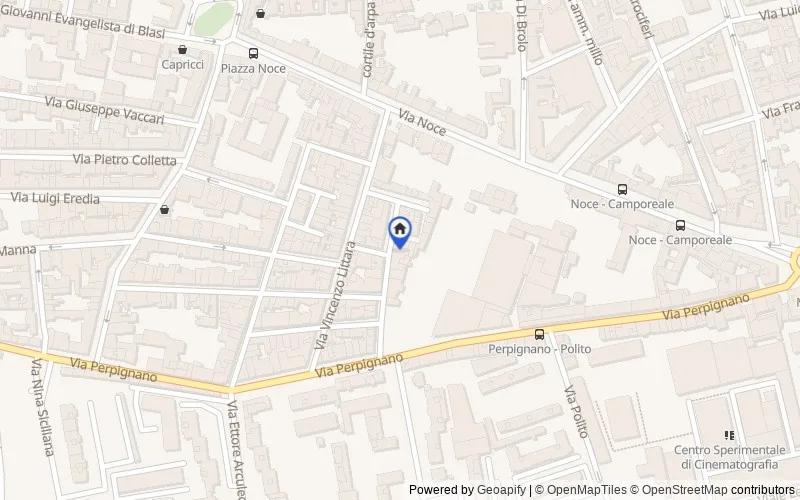 Mappa della zona: Via Mario Arezzo, 16, 90135 Palermo PA, Italia, 90135, Palermo, Palermo