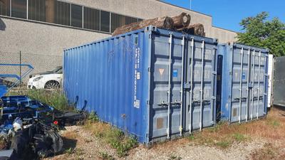 (Lotto n.42) - Container in metallo matricola 820379 5 anno 2008, portata 28.295 Kg, dimensioni 602x244x260 cm circa. 