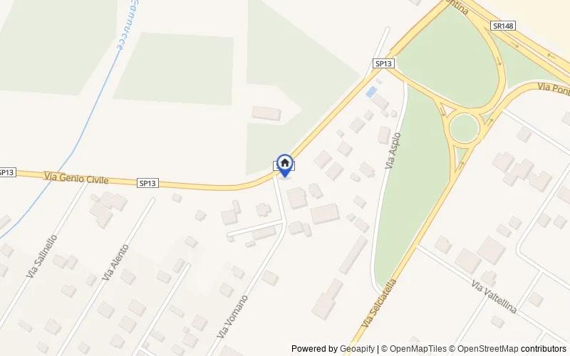 Mappa della zona: Via Vomano, 1, 04011 Genio Civile LT, Italia, 04011, Aprilia, Latina