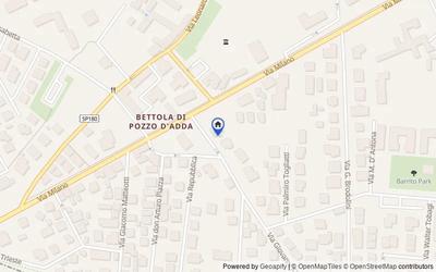 Mappa della zona: Via Giovanni XXIII, 5, 20062, Cassano d'Adda, Milano