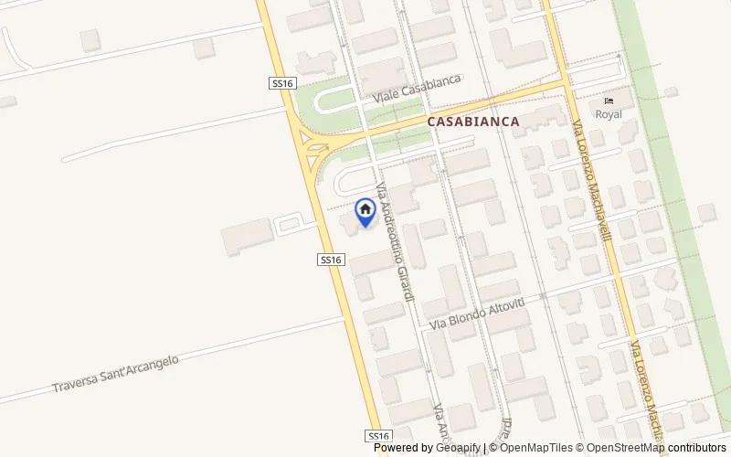 Mappa della zona: Via Girardi Andreottino, 9, 63900 Lido di Fermo FM, Italia, Fermo, Fermo