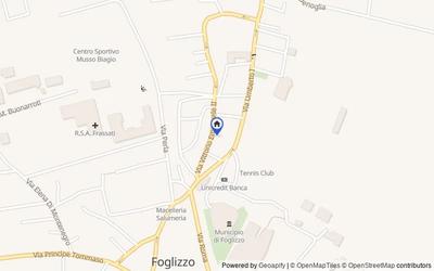 Mappa della zona: Via Vittorio Emanuele II, 23, 10090 Foglizzo TO, Italia, Foglizzo, Torino