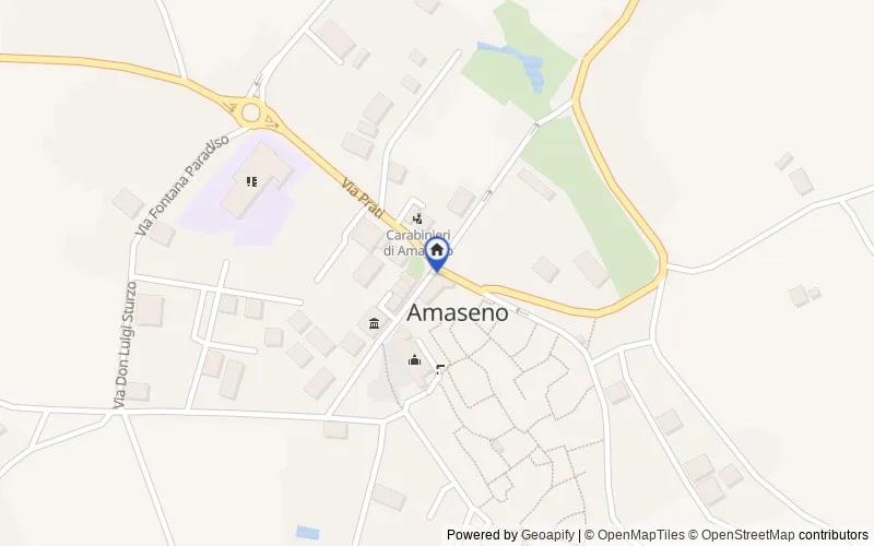 Mappa della zona: località San Benedetto  n 7 Amaseno , 03021, Amaseno, Frosinone