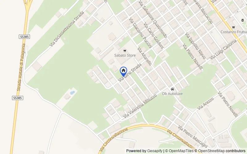 Carte du secteur : Via IX Str., 95046 Palagonia CT, Italia, 95046, Palagonia, Catania