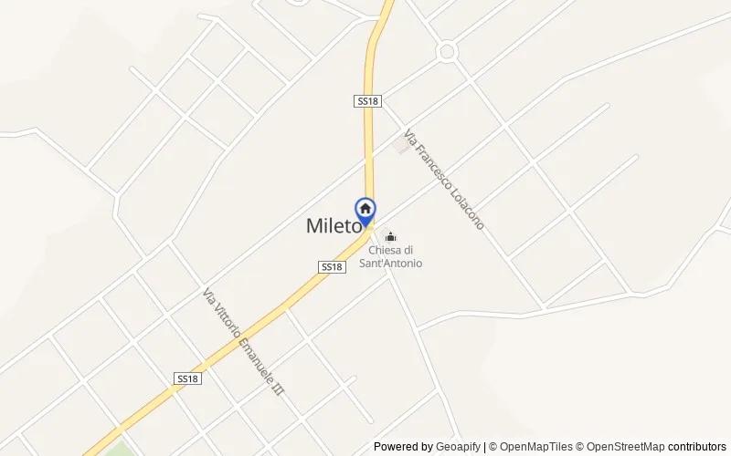 Mappa della zona: Via Fr. Rossi, 16, 89852, Mileto, Vibo Valentia